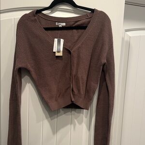 Nordstrom Taupe Knit Sweater